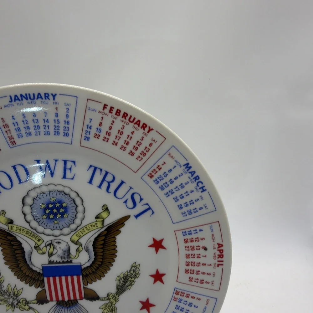 200th Anniversary American Bicentennial 1776-1976 Calendar Collector Plate 9